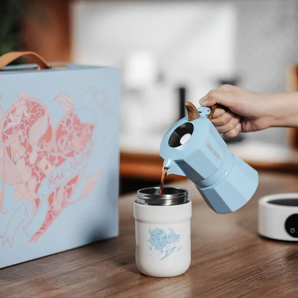 MHW-3BOMBER Flipped Moka Pot Gift Box - Blue - Image 6