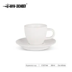 MHW Ceramic Espresso Cup 80ml - White