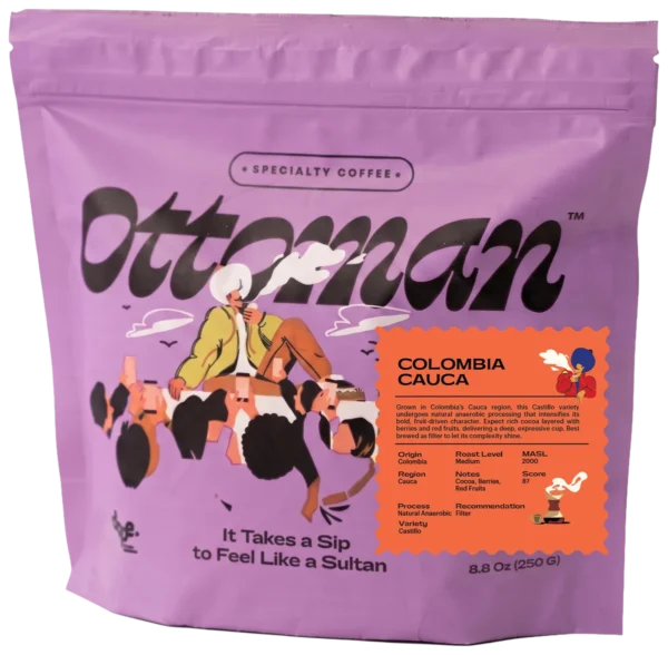 Colombia Cauca specialty coffee pack