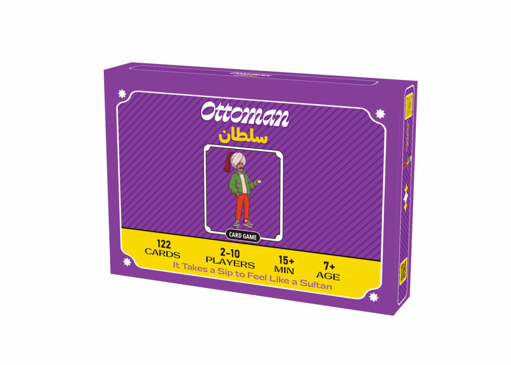 Sultan card game box